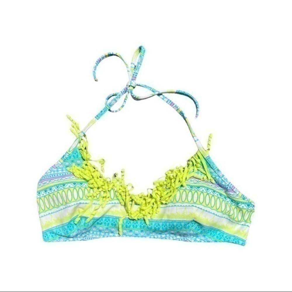 Victoria’s Secret Lime Green Halter Bikini Top